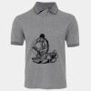 JB's  BIRDS EYE POLO   CHARCOAL - S Thumbnail