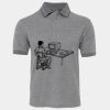 JB's  BIRDS EYE POLO   CHARCOAL - S Thumbnail