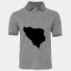 JB's  BIRDS EYE POLO   CHARCOAL - S Thumbnail