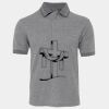 JB's  BIRDS EYE POLO   CHARCOAL - S Thumbnail