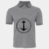 JB's  BIRDS EYE POLO   CHARCOAL - S Thumbnail