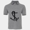 JB's  BIRDS EYE POLO   CHARCOAL - S Thumbnail