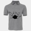 JB's  BIRDS EYE POLO   CHARCOAL - S Thumbnail