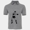 JB's  BIRDS EYE POLO   CHARCOAL - S Thumbnail