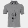 JB's  BIRDS EYE POLO   CHARCOAL - S Thumbnail