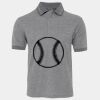 JB's  BIRDS EYE POLO   CHARCOAL - S Thumbnail