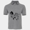 JB's  BIRDS EYE POLO   CHARCOAL - S Thumbnail
