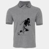 JB's  BIRDS EYE POLO   CHARCOAL - S Thumbnail