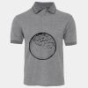 JB's  BIRDS EYE POLO   CHARCOAL - S Thumbnail