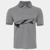 JB's  BIRDS EYE POLO   CHARCOAL - S Thumbnail