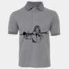 JB's  BIRDS EYE POLO   CHARCOAL - S Thumbnail