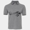 JB's  BIRDS EYE POLO   CHARCOAL - S Thumbnail