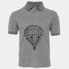 JB's  BIRDS EYE POLO   CHARCOAL - S Thumbnail