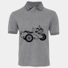 JB's  BIRDS EYE POLO   CHARCOAL - S Thumbnail