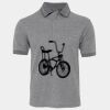 JB's  BIRDS EYE POLO   CHARCOAL - S Thumbnail