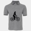JB's  BIRDS EYE POLO   CHARCOAL - S Thumbnail