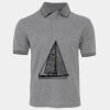 JB's  BIRDS EYE POLO   CHARCOAL - S Thumbnail