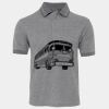 JB's  BIRDS EYE POLO   CHARCOAL - S Thumbnail