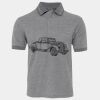 JB's  BIRDS EYE POLO   CHARCOAL - S Thumbnail
