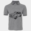 JB's  BIRDS EYE POLO   CHARCOAL - S Thumbnail