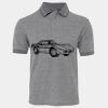 JB's  BIRDS EYE POLO   CHARCOAL - S Thumbnail