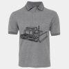 JB's  BIRDS EYE POLO   CHARCOAL - S Thumbnail
