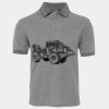 JB's  BIRDS EYE POLO   CHARCOAL - S Thumbnail