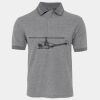 JB's  BIRDS EYE POLO   CHARCOAL - S Thumbnail