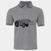 JB's  BIRDS EYE POLO   CHARCOAL - S Thumbnail
