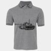 JB's  BIRDS EYE POLO   CHARCOAL - S Thumbnail