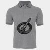 JB's  BIRDS EYE POLO   CHARCOAL - S Thumbnail