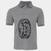 JB's  BIRDS EYE POLO   CHARCOAL - S Thumbnail