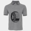 JB's  BIRDS EYE POLO   CHARCOAL - S Thumbnail