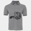 JB's  BIRDS EYE POLO   CHARCOAL - S Thumbnail