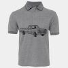 JB's  BIRDS EYE POLO   CHARCOAL - S Thumbnail