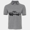 JB's  BIRDS EYE POLO   CHARCOAL - S Thumbnail