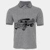 JB's  BIRDS EYE POLO   CHARCOAL - S Thumbnail