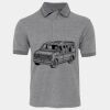 JB's  BIRDS EYE POLO   CHARCOAL - S Thumbnail