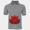 JB's  BIRDS EYE POLO   CHARCOAL - S Thumbnail
