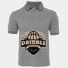 JB's  BIRDS EYE POLO   CHARCOAL - S Thumbnail