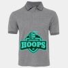 JB's  BIRDS EYE POLO   CHARCOAL - S Thumbnail