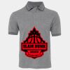 JB's  BIRDS EYE POLO   CHARCOAL - S Thumbnail
