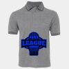 JB's  BIRDS EYE POLO   CHARCOAL - S Thumbnail