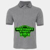 JB's  BIRDS EYE POLO   CHARCOAL - S Thumbnail