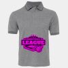 JB's  BIRDS EYE POLO   CHARCOAL - S Thumbnail