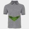JB's  BIRDS EYE POLO   CHARCOAL - S Thumbnail