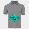 JB's  BIRDS EYE POLO   CHARCOAL - S Thumbnail