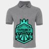 JB's  BIRDS EYE POLO   CHARCOAL - S Thumbnail