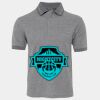 JB's  BIRDS EYE POLO   CHARCOAL - S Thumbnail
