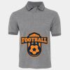 JB's  BIRDS EYE POLO   CHARCOAL - S Thumbnail